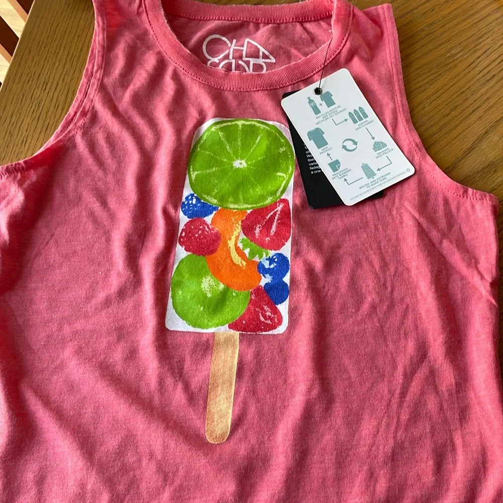 Chaser Girls Sleeveless Shirt Size 10 NWT - Picture 1 of 2